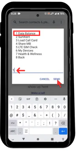 check data balance via dial *143#