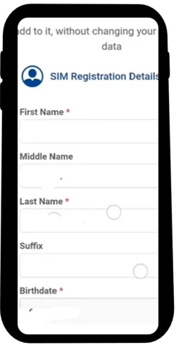 Fill information in form