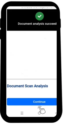 continue after scanning