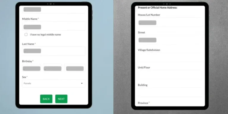 add personal details